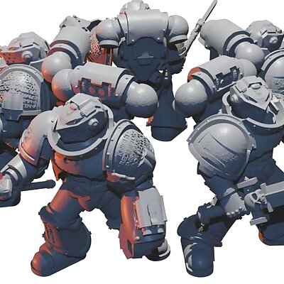 Grey Space Soldiers