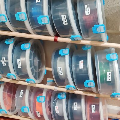 Filament Storage Rack System