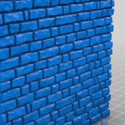 Medieval Stone Wall 28mm Scale  10x10cm