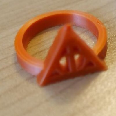 deathly hallows ring easy print