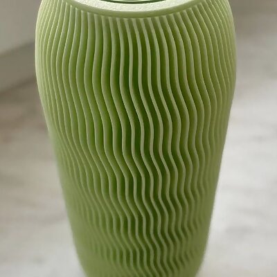 Spiral Vase with Custom Glass Tube