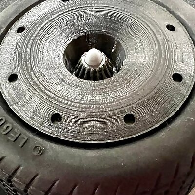 Realistic Wheel Disc with nut for Lego McLaren F1 42141