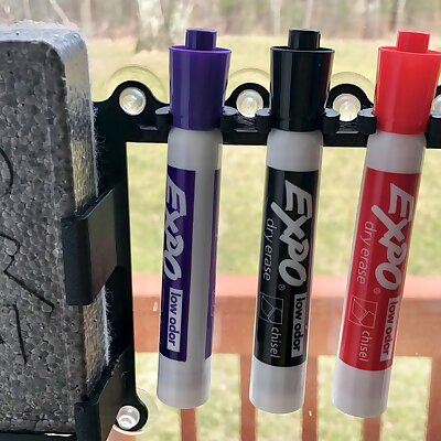 Expo Dry Erase Marker Suction Cup Holder Set