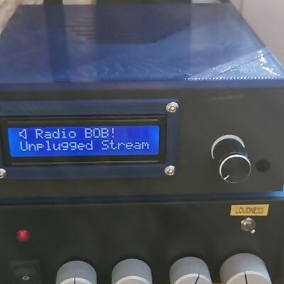 Gehäuse für ein MP3 InternetRadio mit ESP32