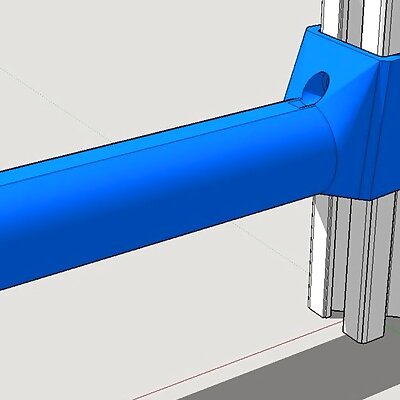 Spool holder for 2020 extrusion