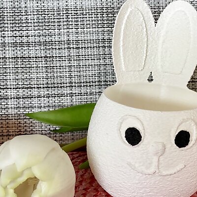 Easter Bunny Pot Osterhasen Blumentopf