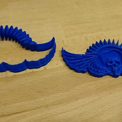 Volbeat Skull and Wing Cookie CutterStamp