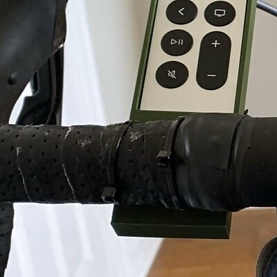 Apple TV Remote Holder for Bicycle Handlebar