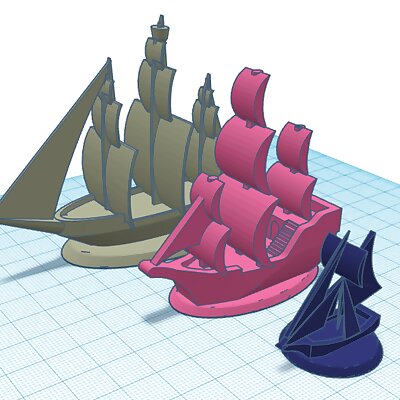 DD TTRPG Boat Miniatures