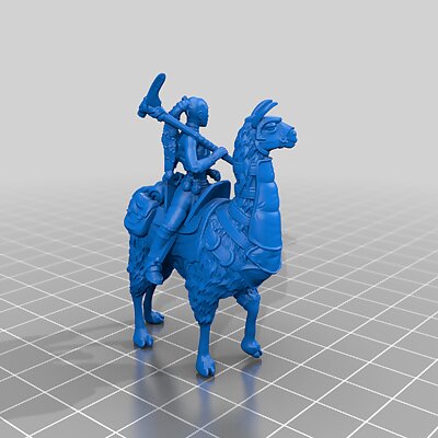 Gloranthan Llama Rider