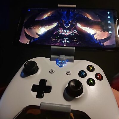 Xbox One Controller Phone Mount Remix with Skull