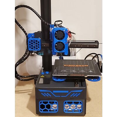 Kingroon KP3s base with meanwell PSU holder