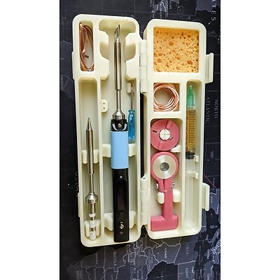 Pinecilts100 case with flux storage