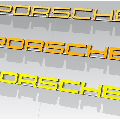 Porsche Logo scritta