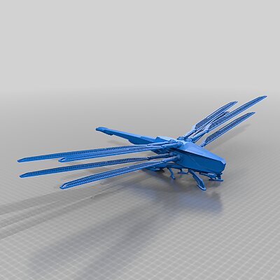 Ornithopter DUNE 2021 with articulated wings and hex pattern on wings