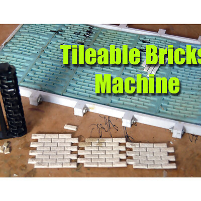 Extendable 12th scale Tileable Brick molding system