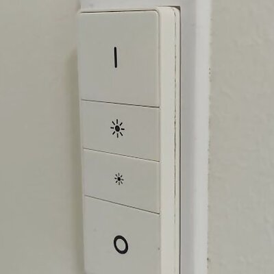 Old style Phlips Hue dimmer wall mount plate