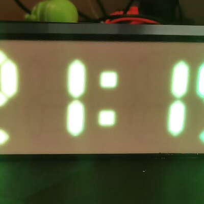 Smaller version of 7segment led clock