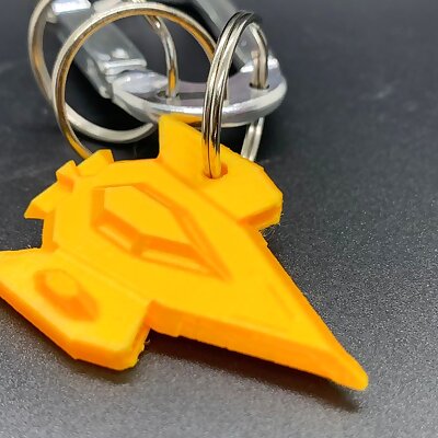 Spaceship Key Chain Rickerts ship from the Defender
