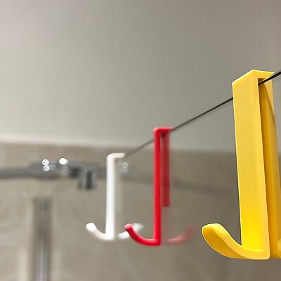 Simple shower hook