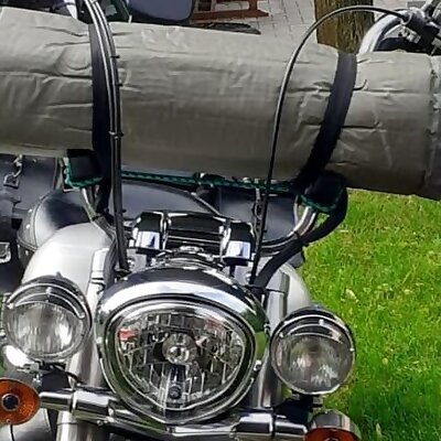 Luggage holder for motorcycle