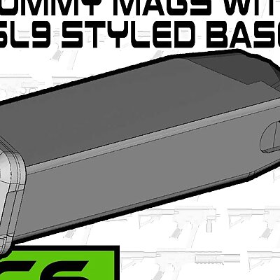 Menendez v2 Dummy mag for GGB airsoft or FGC6 GL9 version