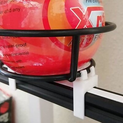 Fire Extinguishing Ball mount rotating clip