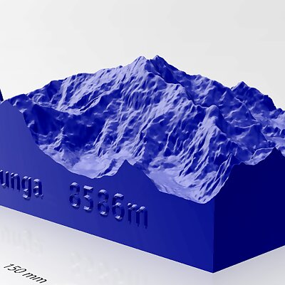 Kanchenjunga 3D model