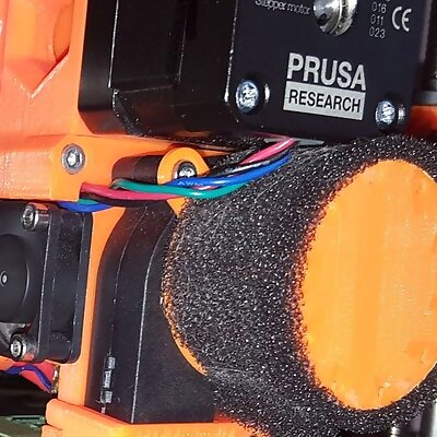 Prusa i3 MkII Extruder Fan Filter Cage
