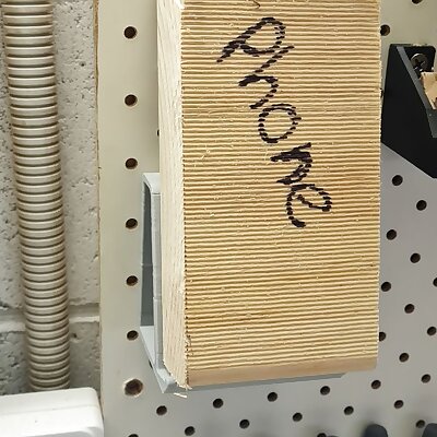 WallPegboard phone or tablet stand