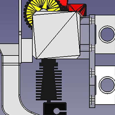 Carro Extrusor directo Prusa mk3 y compatibles