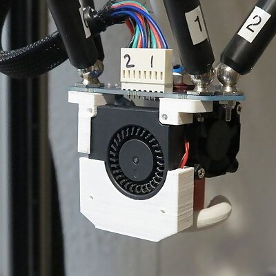 Cooling fan assembly for e3d volcano on Smart Effector R2