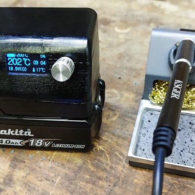 Makita 18V LXT battery T12 soldering station