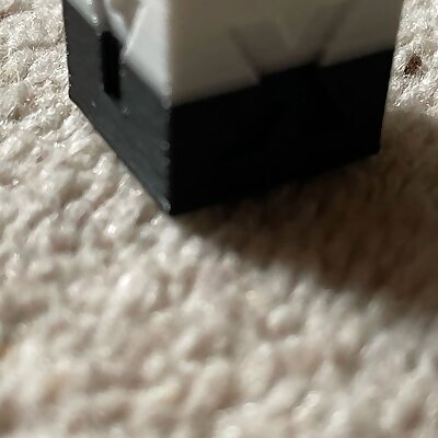 Multicolour 20mm cube
