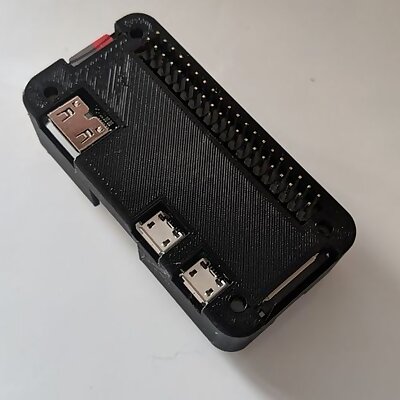 MakerSpot USB Hub HAT Raspberry Pi Zero W Case with GPIO