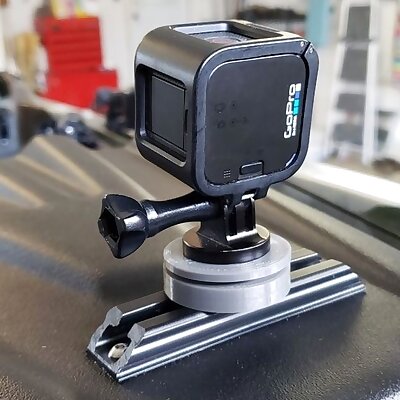 Ultra LowProfile Track Mounted GoPro Mount