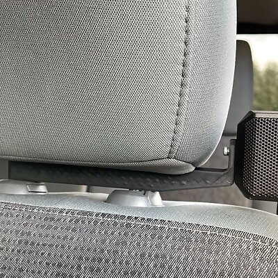 Headrest speaker bracket