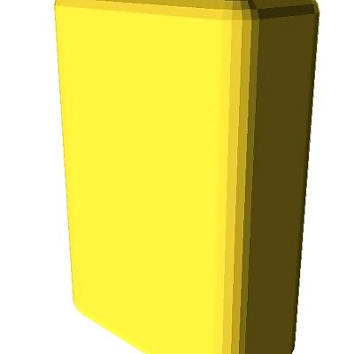 OpenSCAD Rounded Cube Module