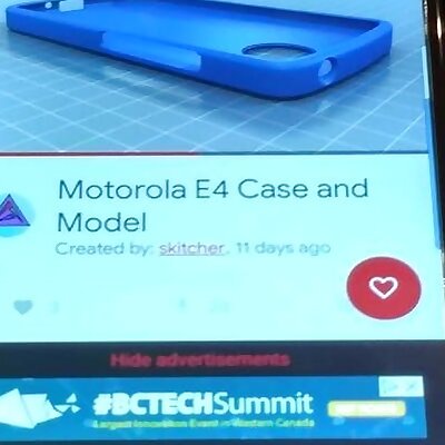 Motorola E4 Case and Model