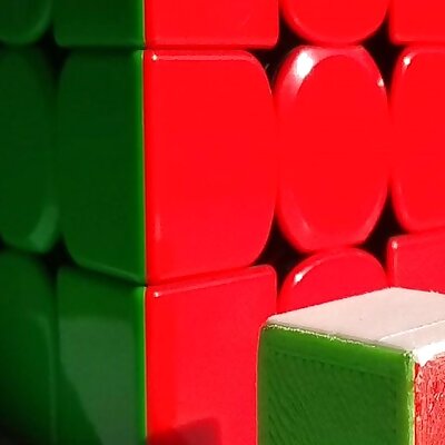 Stickerless 1x1 Rubiks Cube