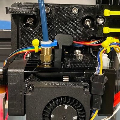 Ender 6 BIQU H2 Mount Strain relief and Fan duct