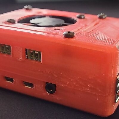 Raspberry Pi 4 Case  Fan  For Waveshare 2CH CAN HAT