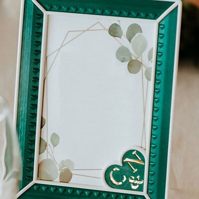 10x15 photo frame with snapin accents