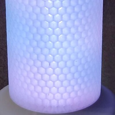 Honeycomb Lamp with integrated MCU and PSU