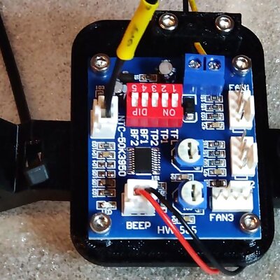 Mount for a ZFC39 PWM Fan Controller Board inside a Computer Case