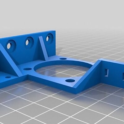 Anet AM8 alternative 40mm Extruder Fan Mount with Filament Guide