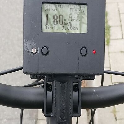 GPS Bicycle Computer w ESP32 Speedometer SD Logging