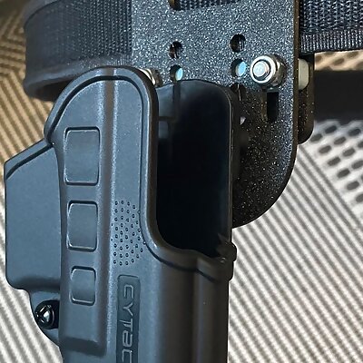 Cytac FSpeeder Glock holster IPSC belt adapter