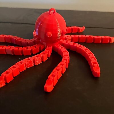Articulated Cartoon Octopus with Loop