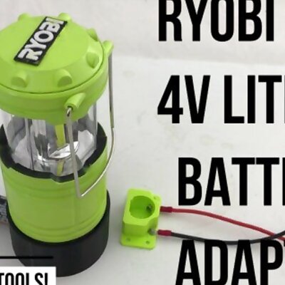 RYOBI USB Lithium 4V Battery Adapter and Popup Lantern
